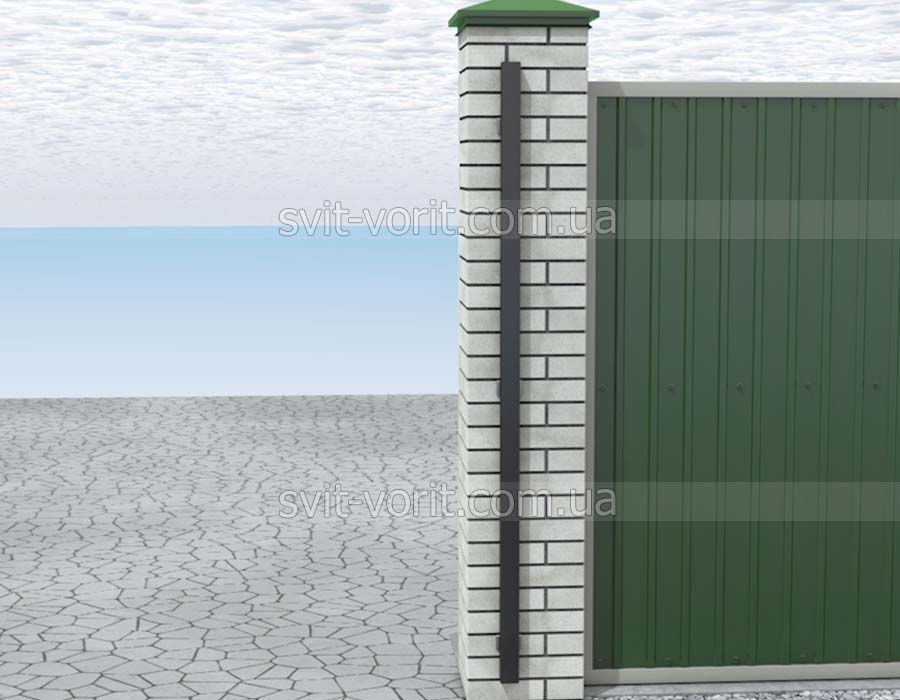 Закрепленный нащельник для откатных ворот Ворота своими руками - Закрепленный нащельник для откатных ворот