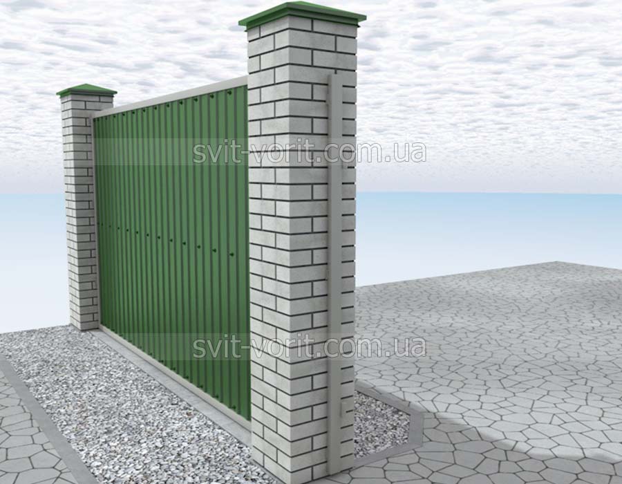 Закрепленная металлическая планка для распашных ворот Ворота своими руками - Закрепленная металлическая планка для распашных ворот