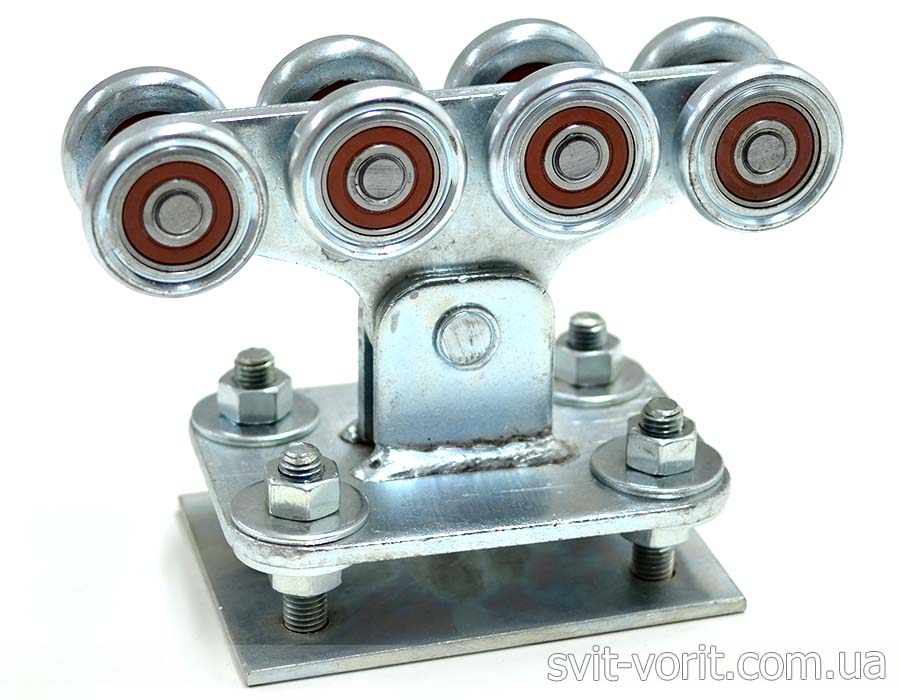 Общий вид роликовой опоры Ворота своими руками - Общий вид роликовой опоры